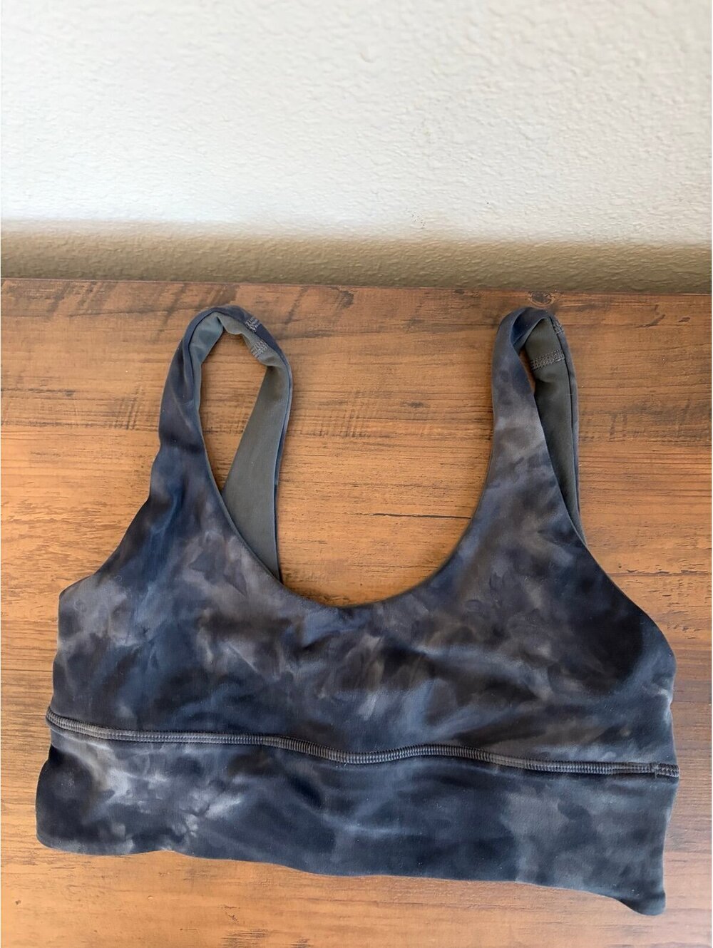 Lululemon Align Reversible Bra *Light Support, A/B Cups. Grey Diamond Dye size 8
